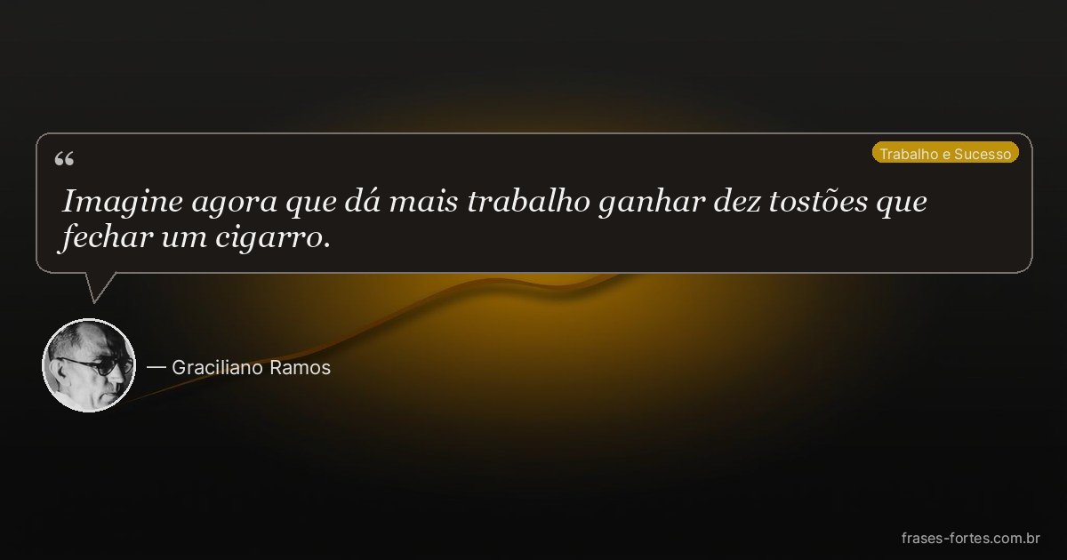 Frase de Graciliano Ramos