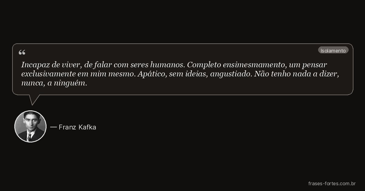 Frase de Franz Kafka