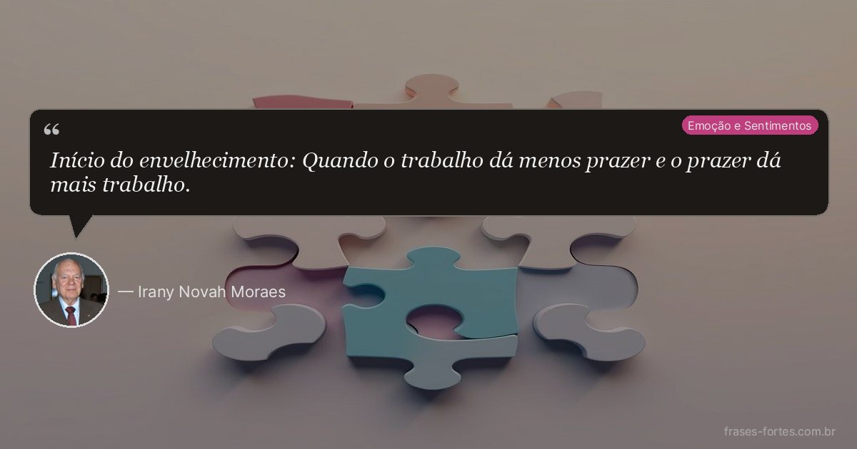 Frase de Irany Novah Moraes