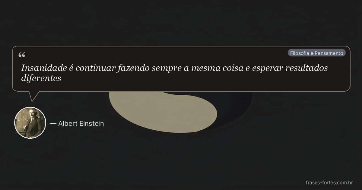 Frase de Albert Einstein