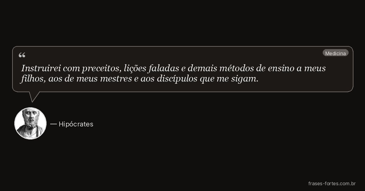 Frase de Hipócrates