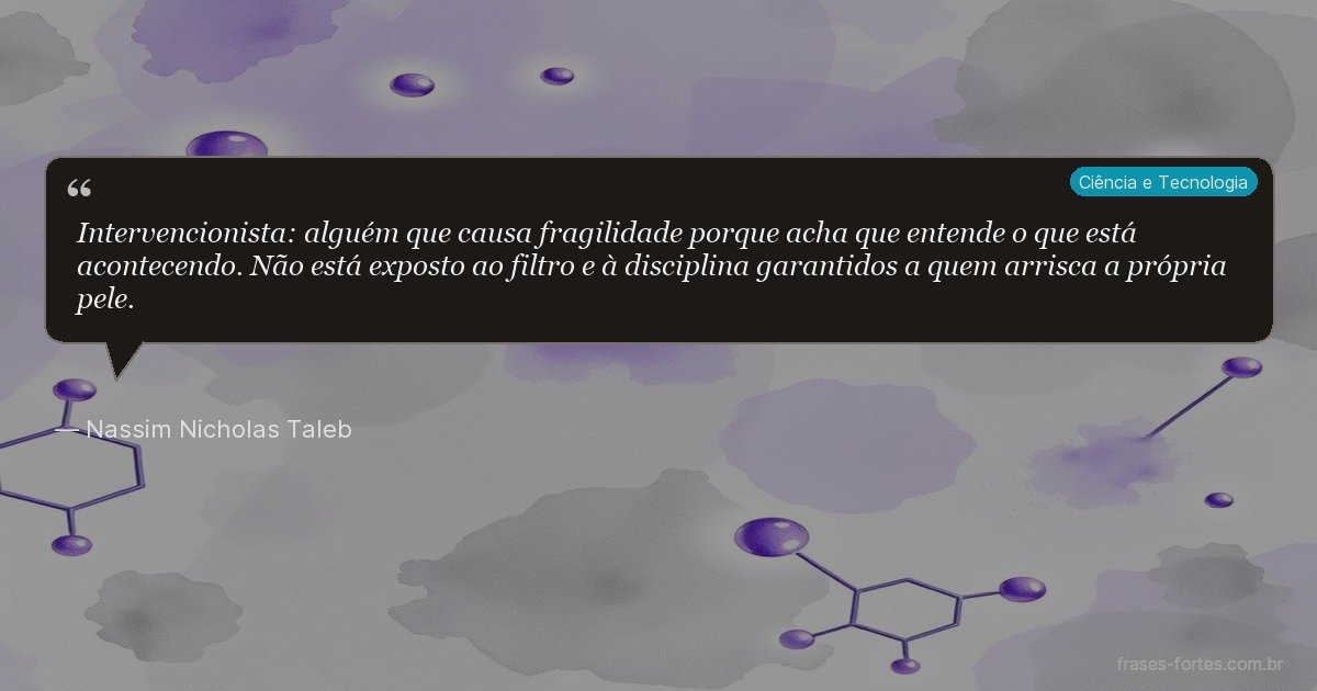 Frase de Nassim Nicholas Taleb