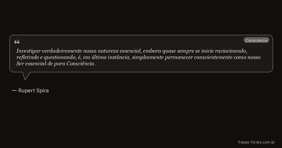 Frase de Rupert Spira