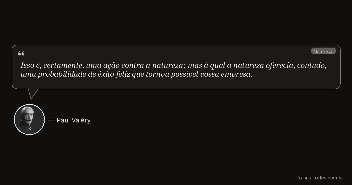 Frase de Paul Valéry