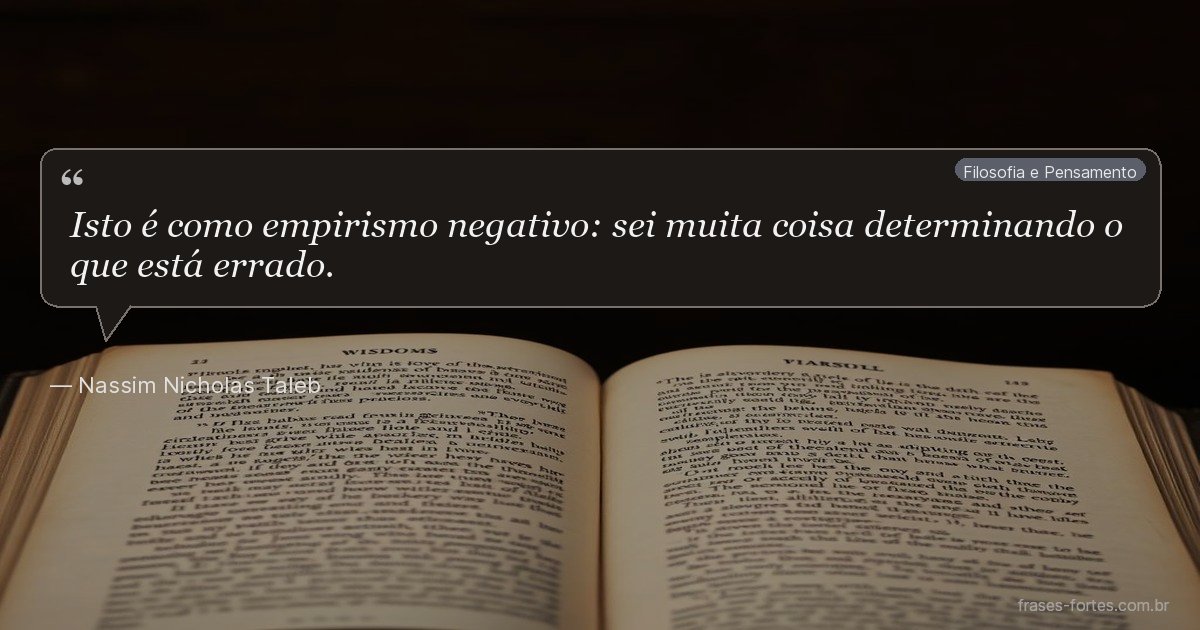 Frase de Nassim Nicholas Taleb