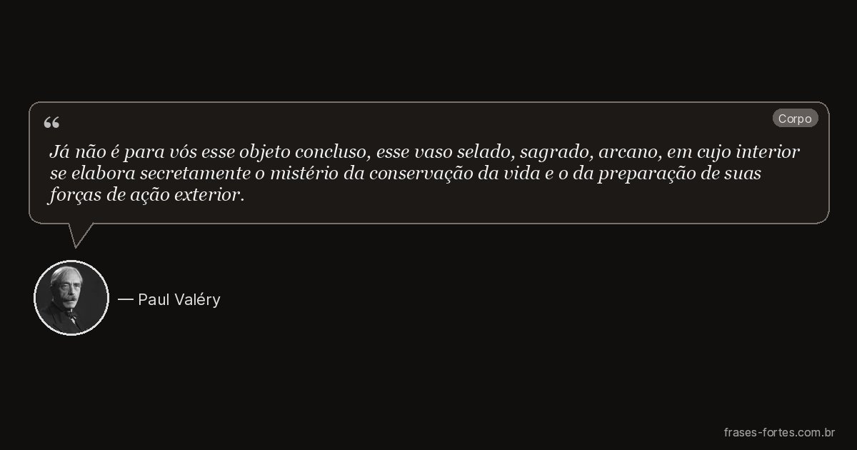Frase de Paul Valéry