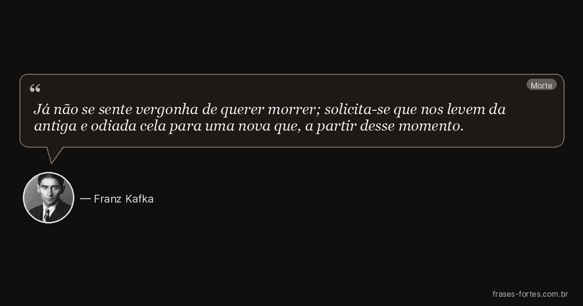 Frase de Franz Kafka