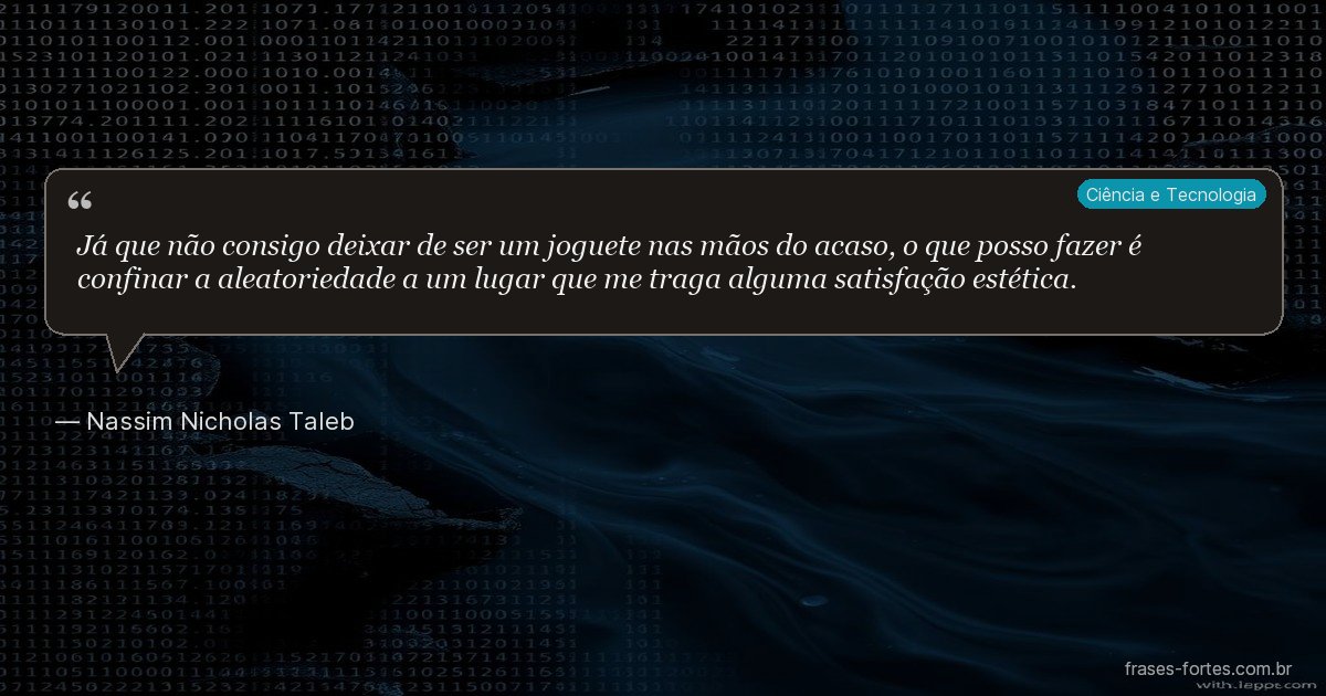 Frase de Nassim Nicholas Taleb