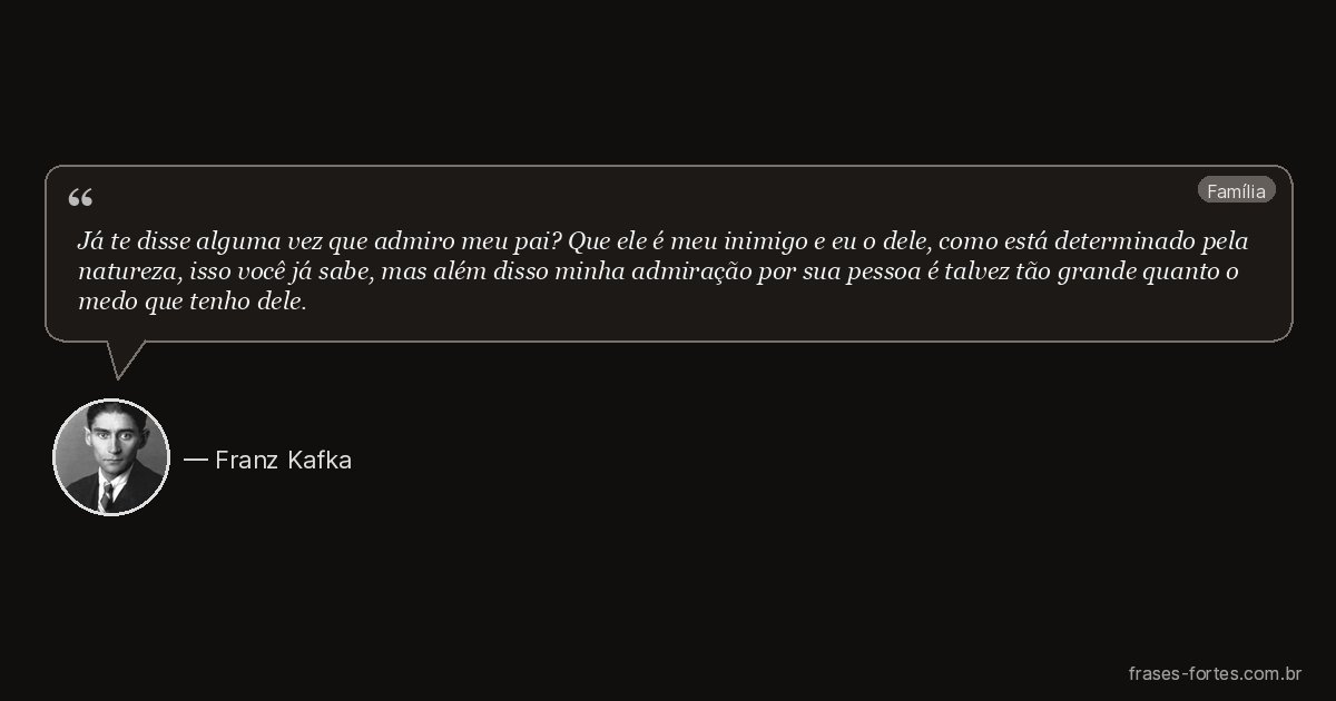 Frase de Franz Kafka
