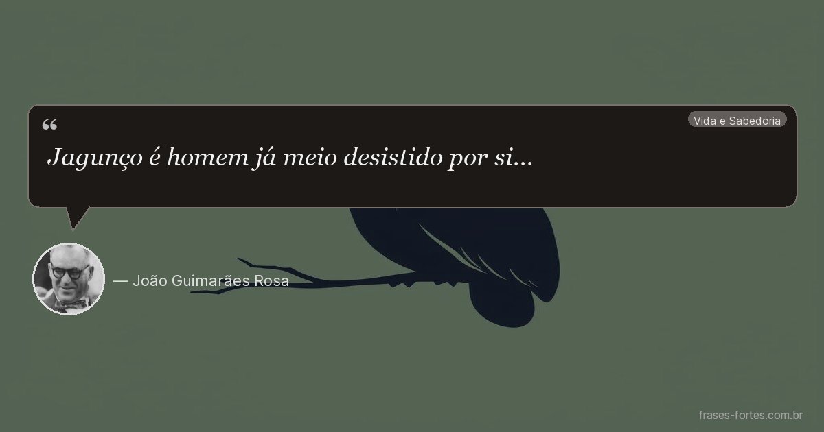 Frase de João Guimarães Rosa