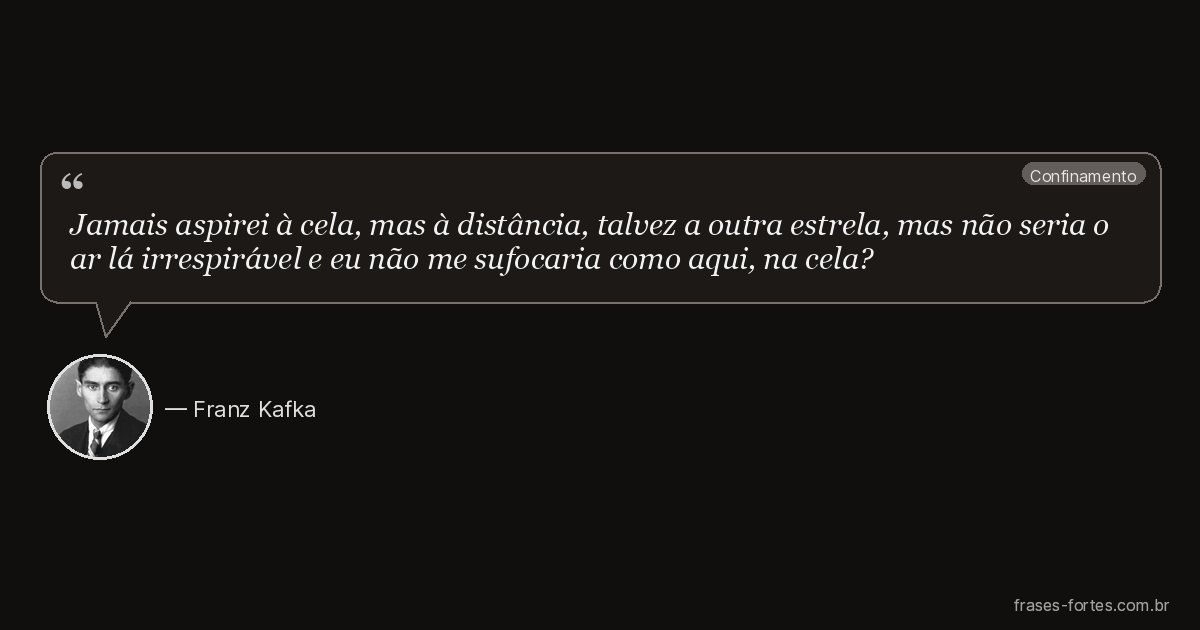 Frase de Franz Kafka