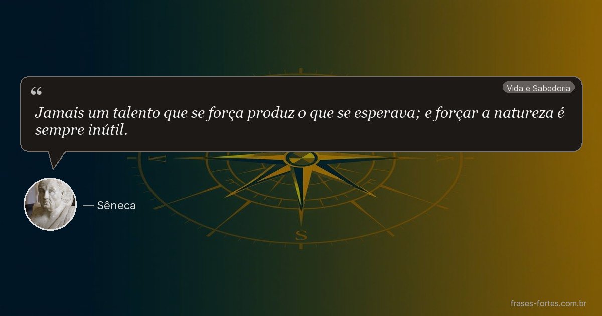 Frase de Sêneca
