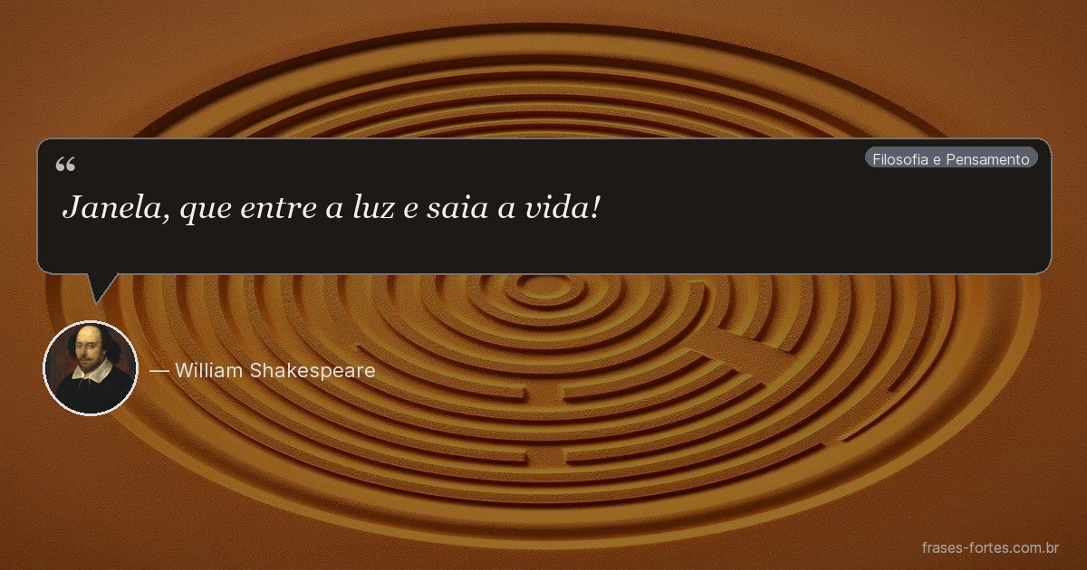 Frase de William Shakespeare