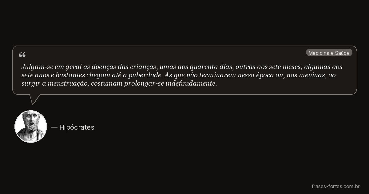 Frase de Hipócrates