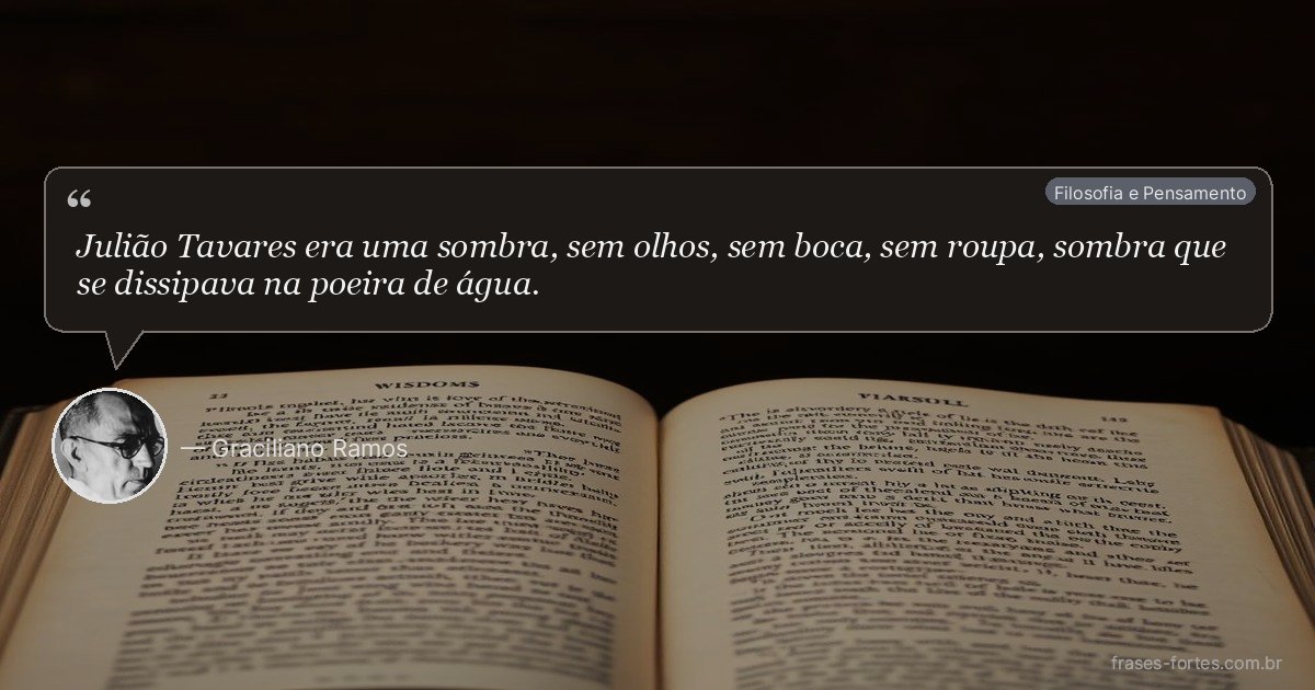 Frase de Graciliano Ramos