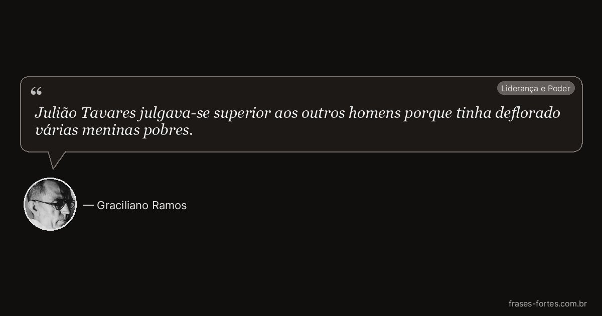 Frase de Graciliano Ramos