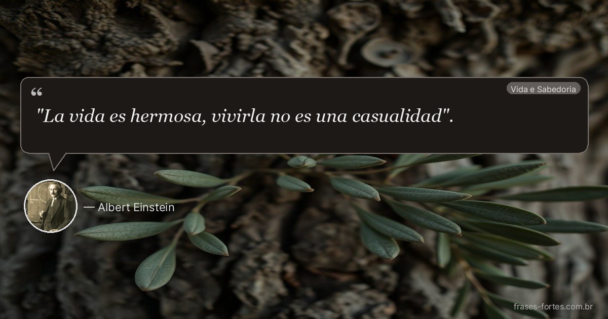 Frase de Albert Einstein