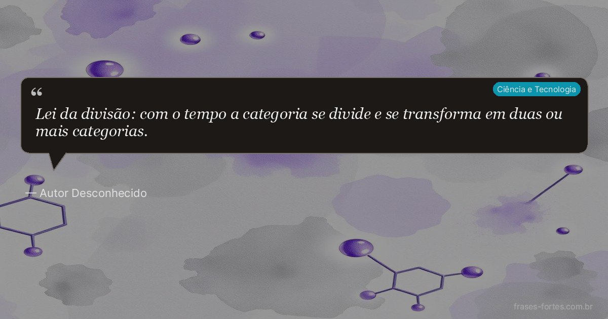 Frase de Autor Desconhecido