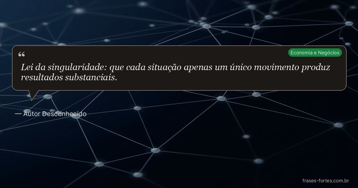 Frase de Autor Desconhecido
