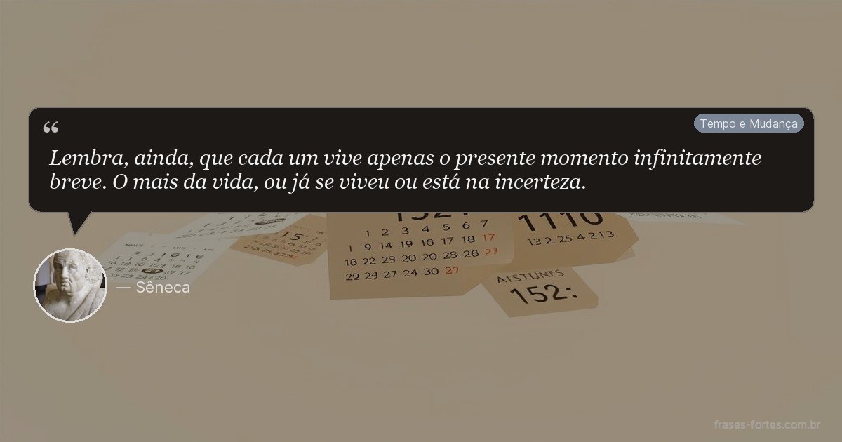 Frase de Sêneca