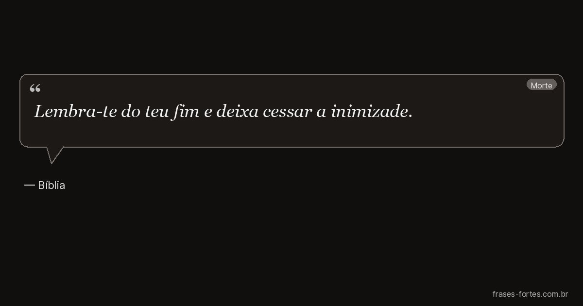 Frase de Bíblia