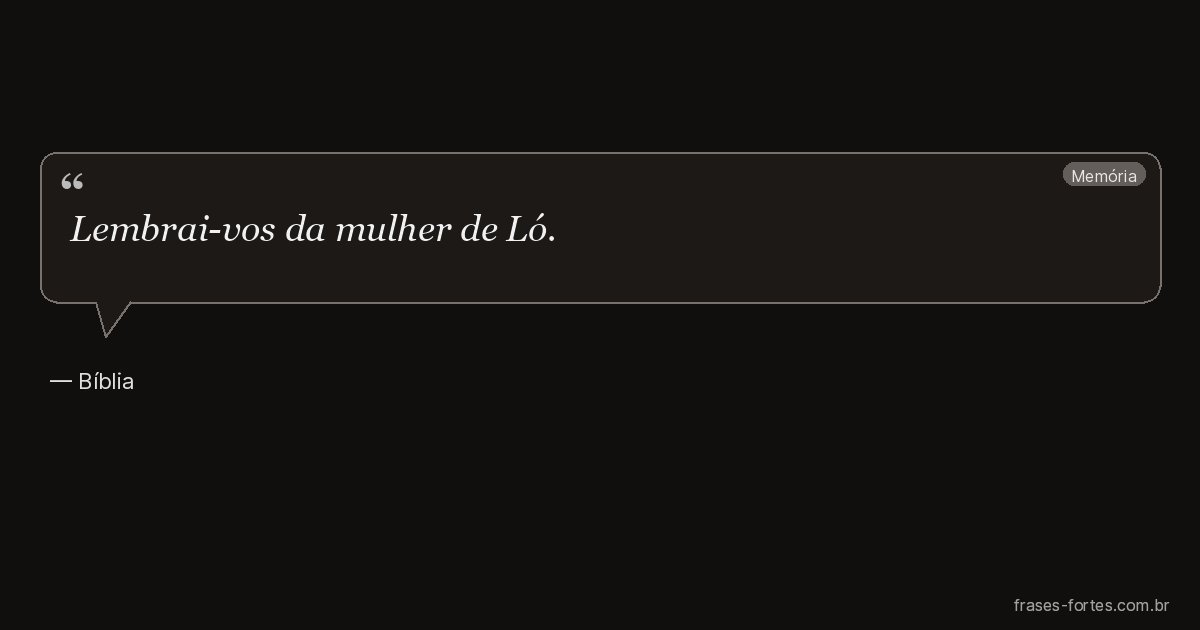 Frase de Bíblia