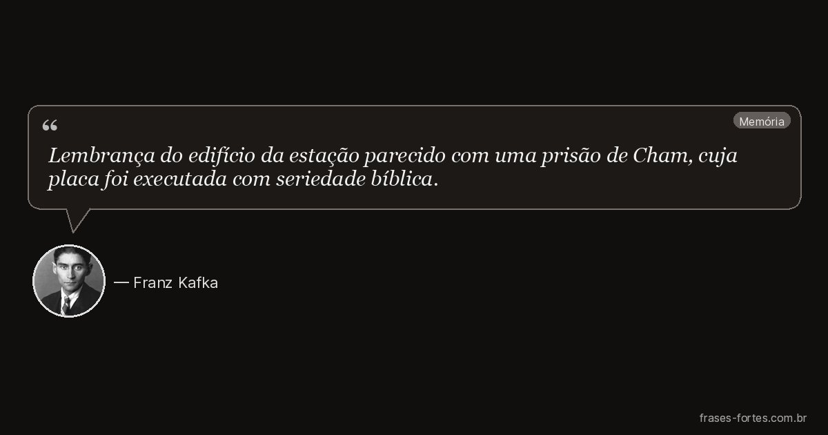 Frase de Franz Kafka