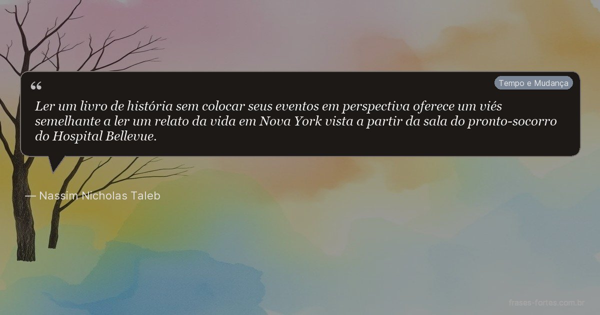 Frase de Nassim Nicholas Taleb