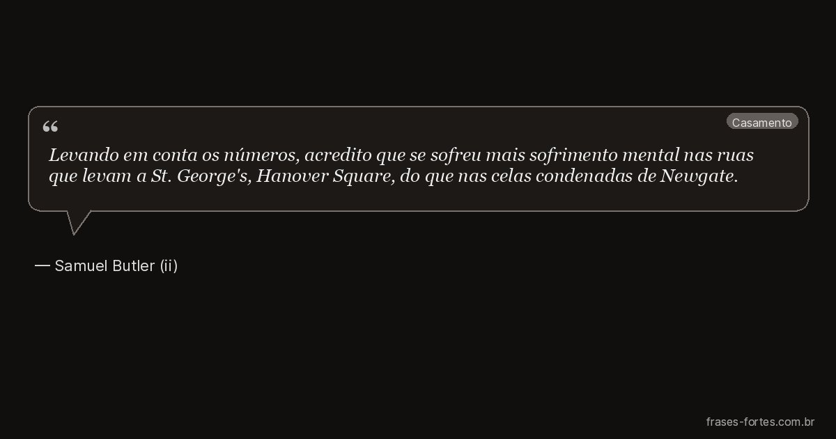 Frase de Samuel Butler (ii)