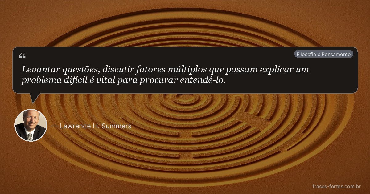 Frase de Lawrence H. Summers