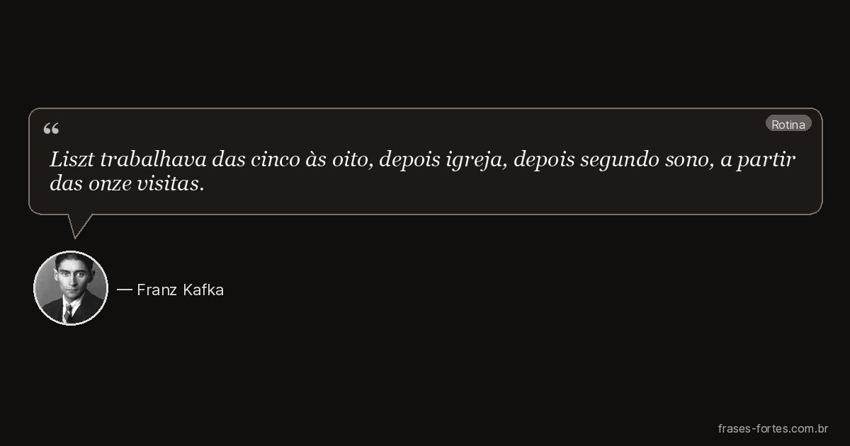 Frase de Franz Kafka