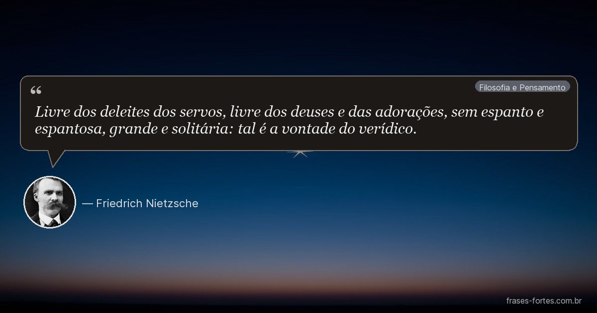 Frase de Friedrich Nietzsche