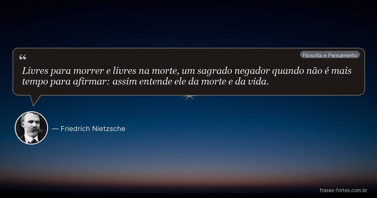 Frase de Friedrich Nietzsche