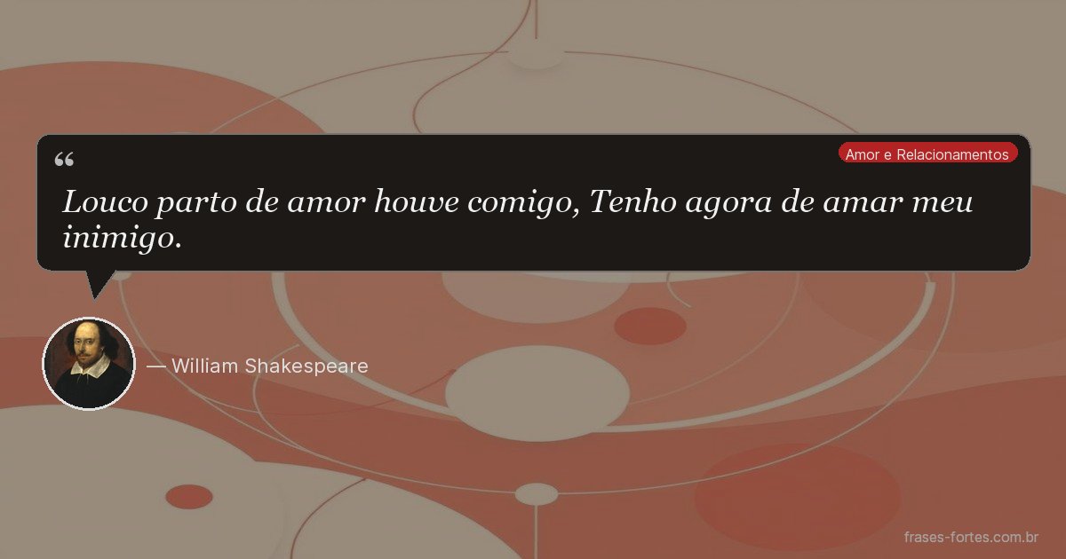 Frase de William Shakespeare