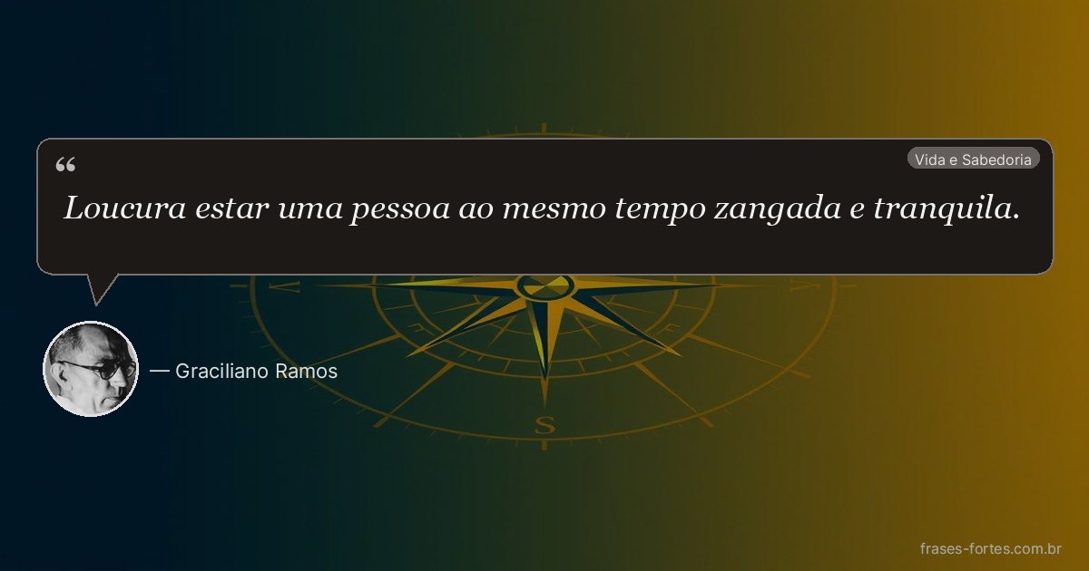 Frase de Graciliano Ramos