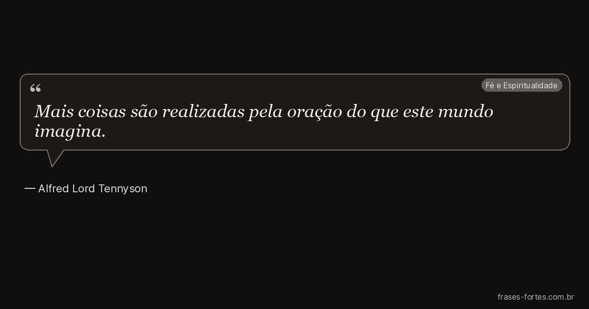 Frase de Alfred Lord Tennyson