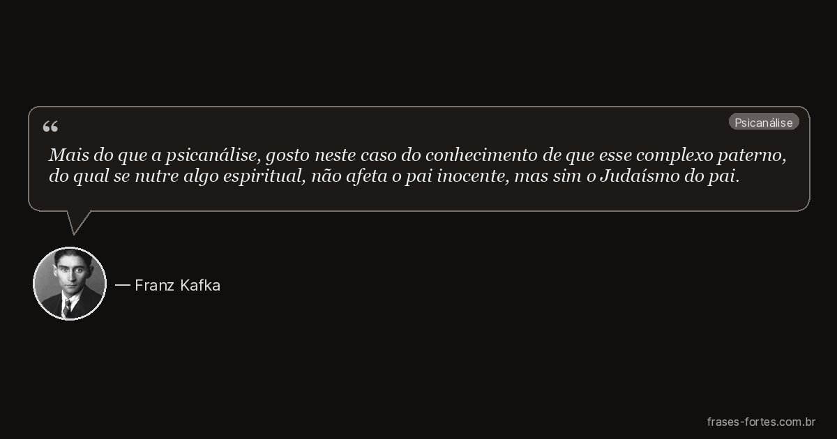 Frase de Franz Kafka