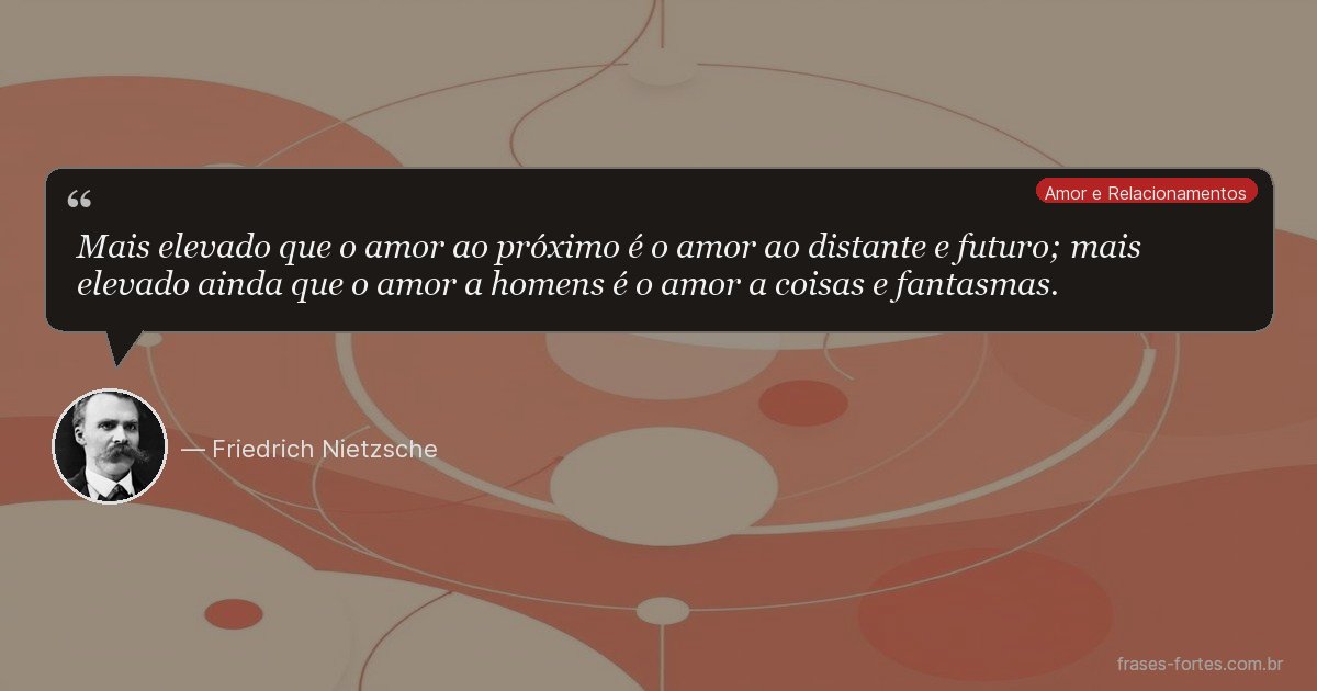 Frase de Friedrich Nietzsche