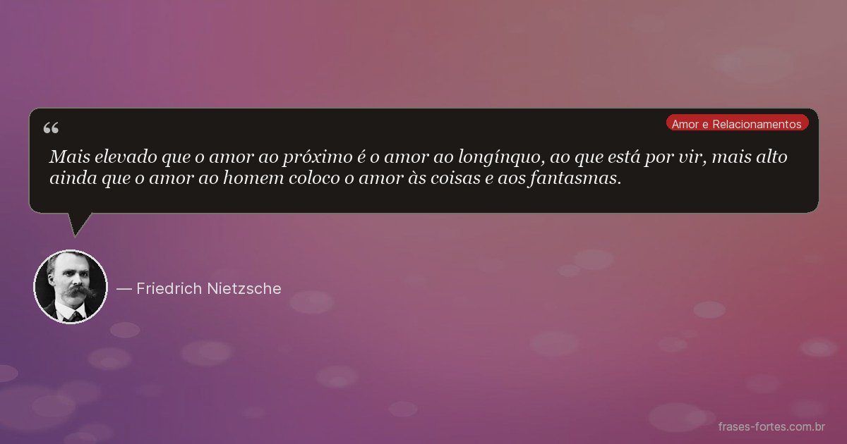 Frase de Friedrich Nietzsche