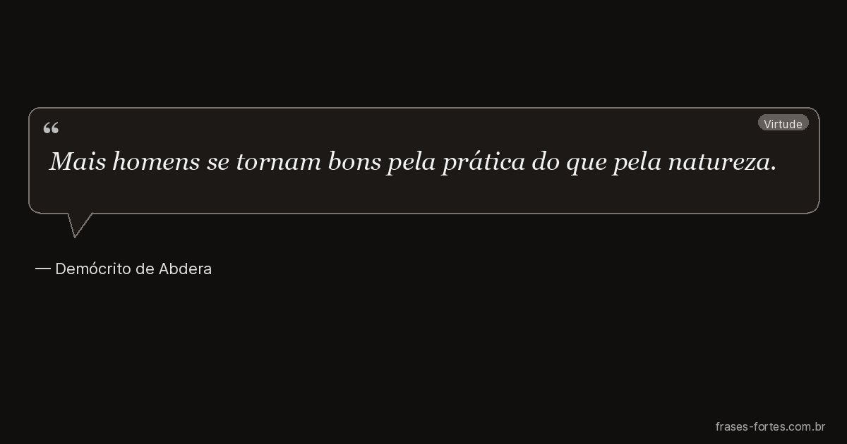 Frase de Demócrito de Abdera