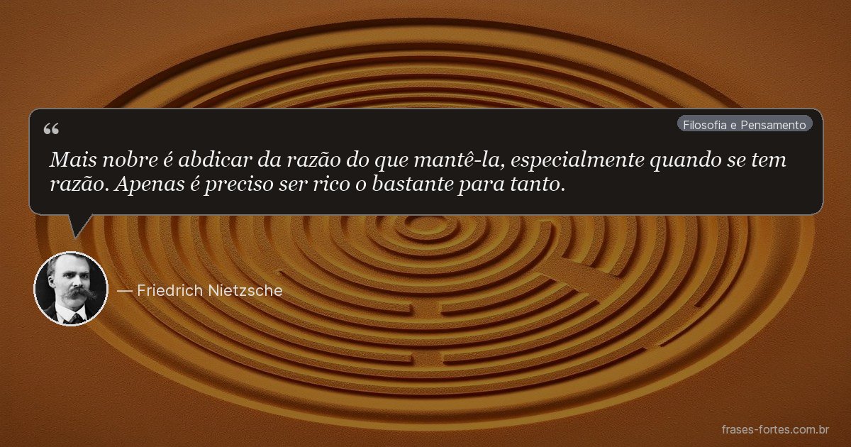 Frase de Friedrich Nietzsche