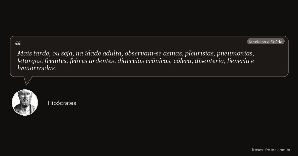 Frase de Hipócrates