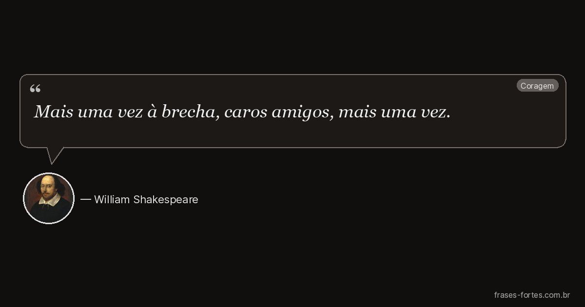 Frase de William Shakespeare