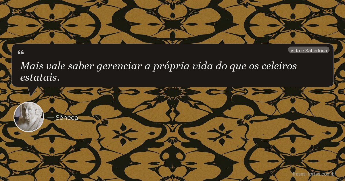 Frase de Sêneca