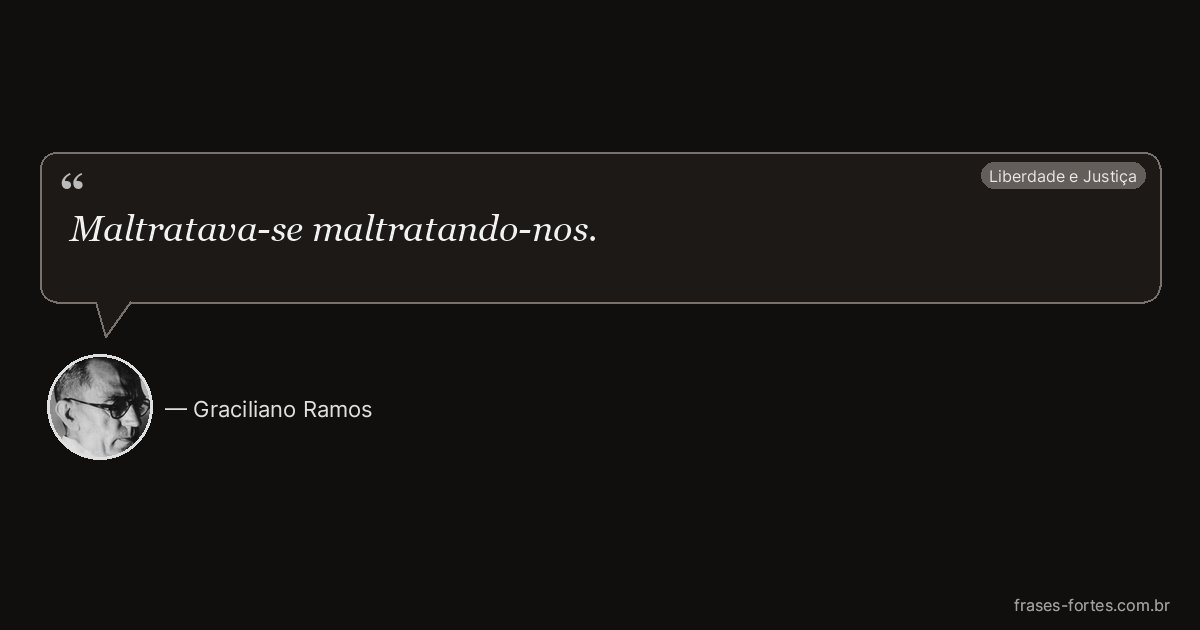 Frase de Graciliano Ramos