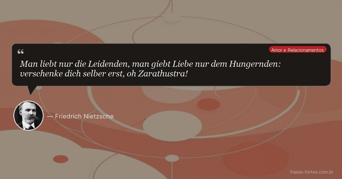 Frase de Friedrich Nietzsche