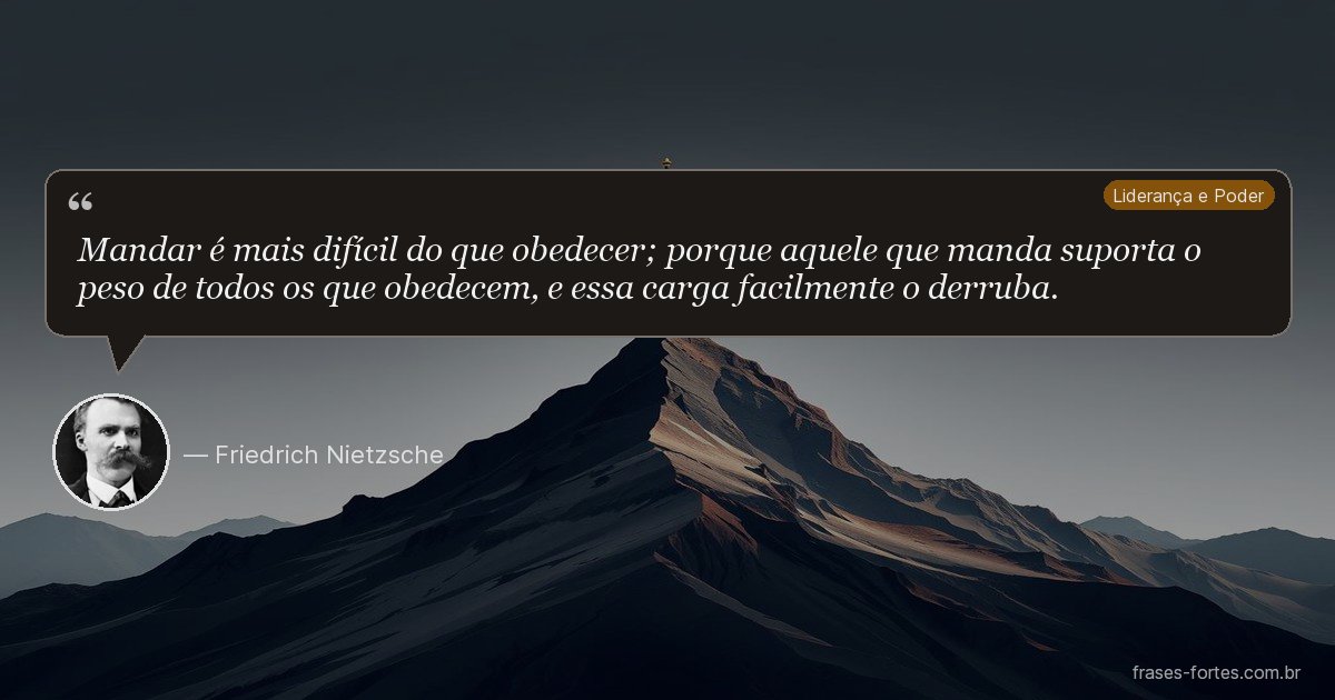 Frase de Friedrich Nietzsche