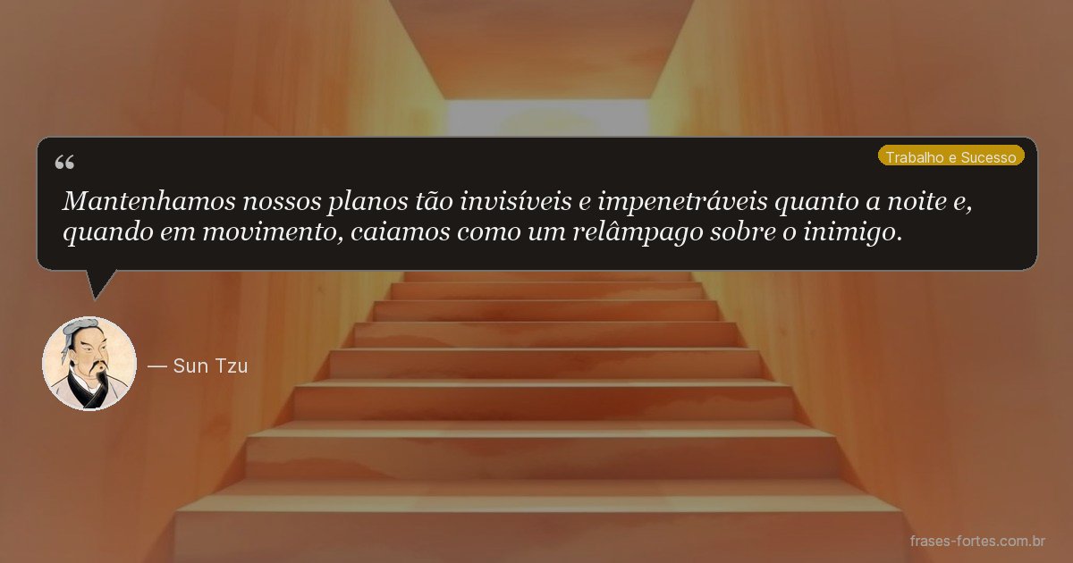 Frase de Sun Tzu