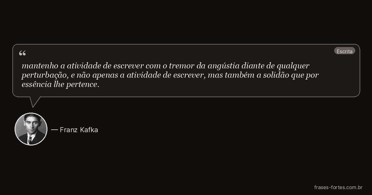 Frase de Franz Kafka