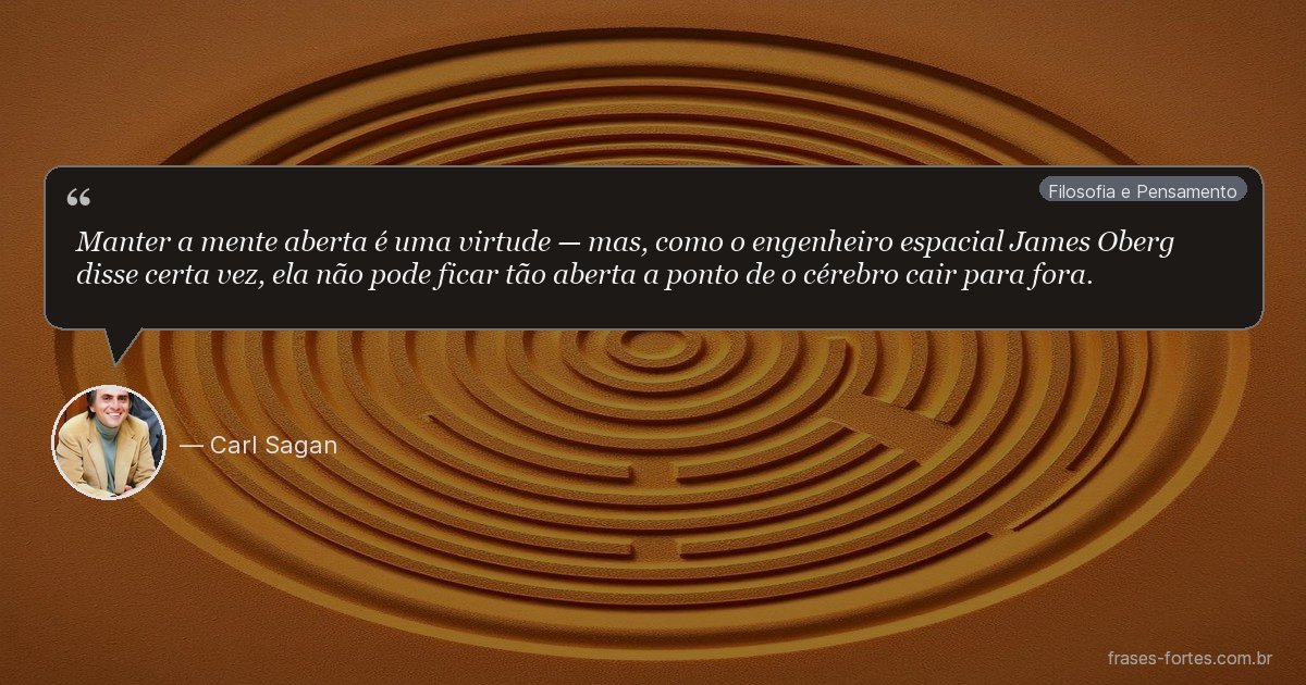 Frase de Carl Sagan